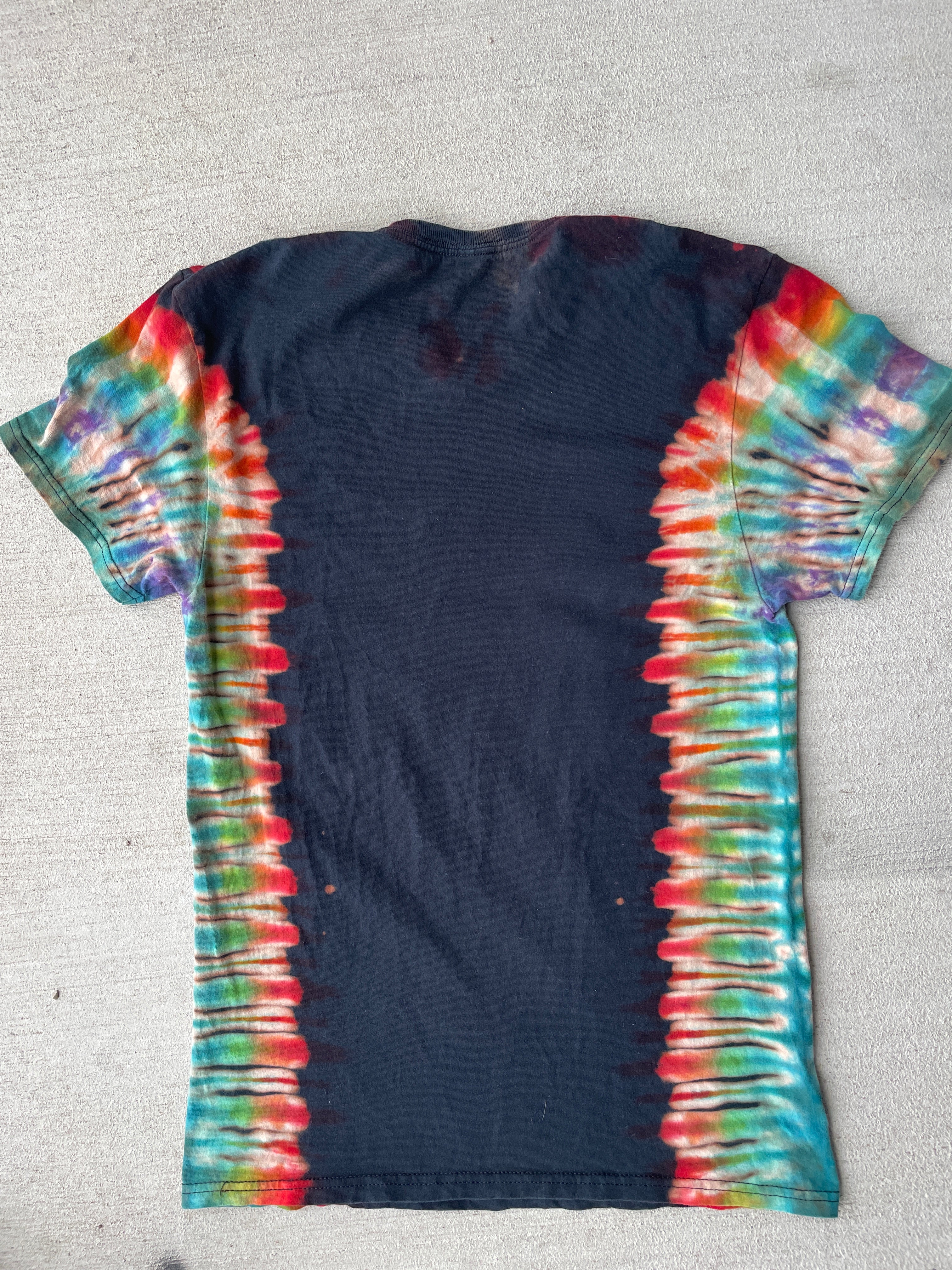 Large Men’s Star Wars Space Ship Handmade Tie Dye T-Shirt | Reverse Galaxy Tie Dye Short Sleeve