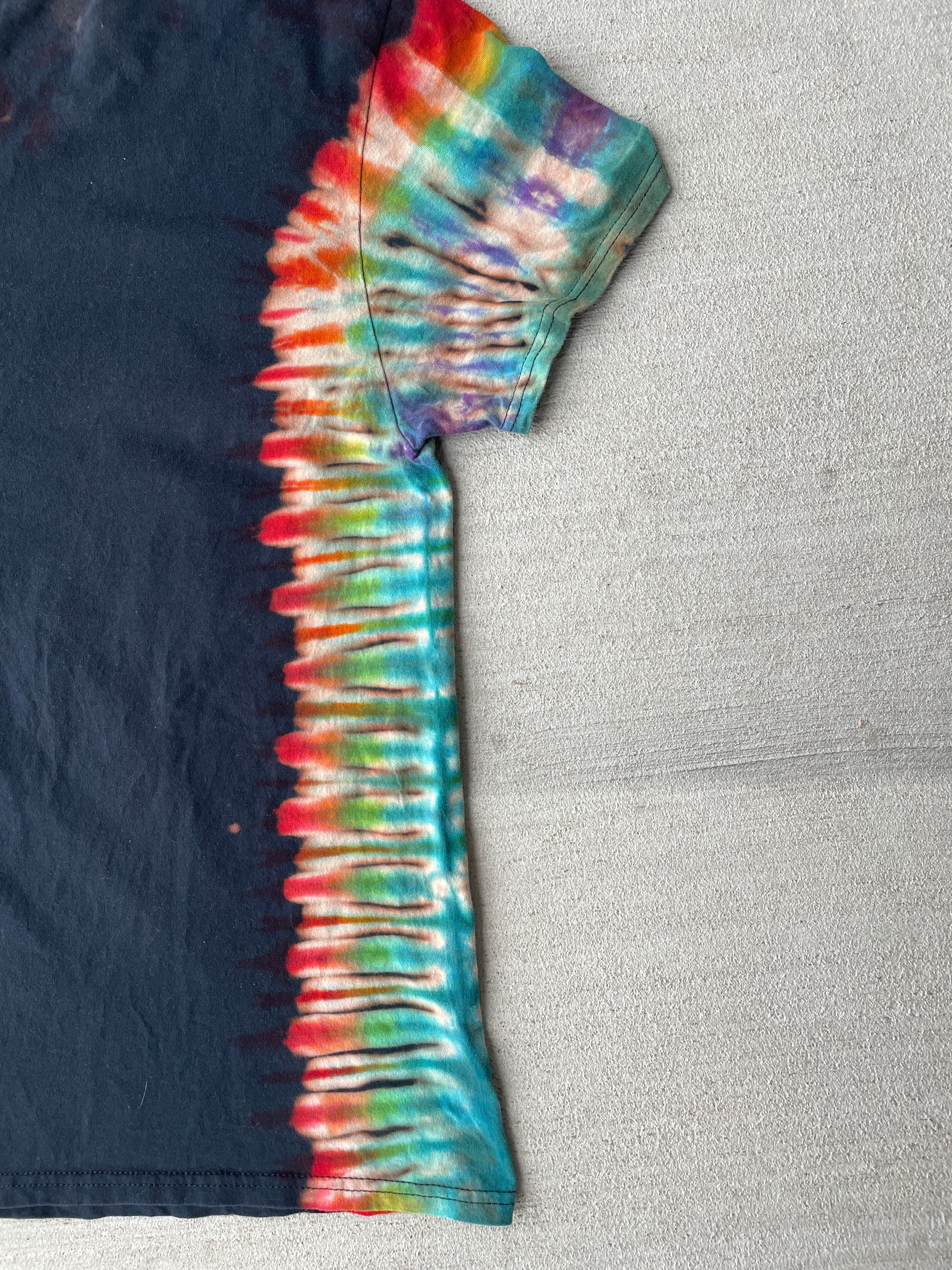 Large Men’s Star Wars Space Ship Handmade Tie Dye T-Shirt | Reverse Galaxy Tie Dye Short Sleeve