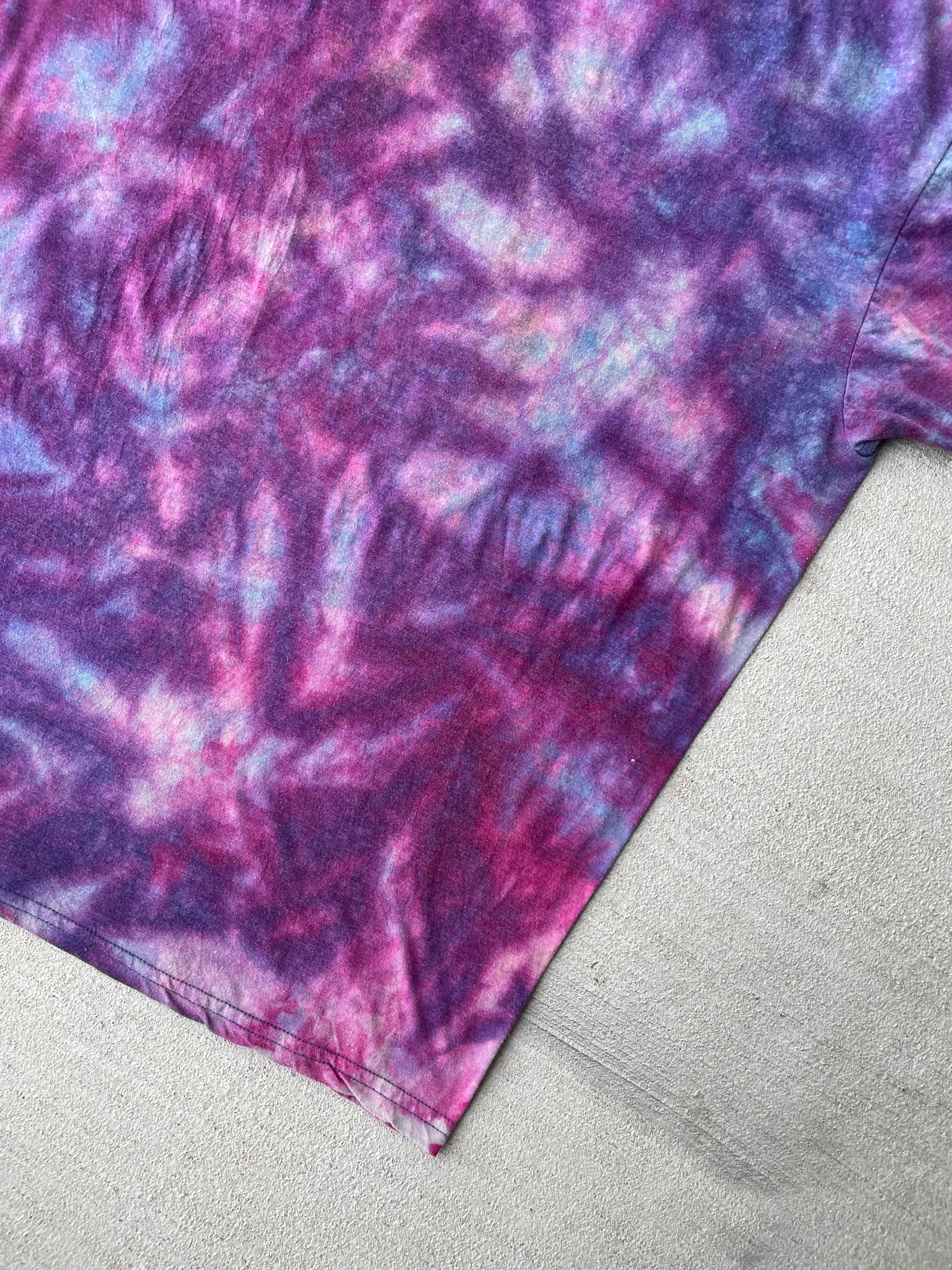 Large Men’s Star Wars Millennium Falcon Handmade Tie Dye T-Shirt | Reverse Galaxy Tie Dye Short Sleeve