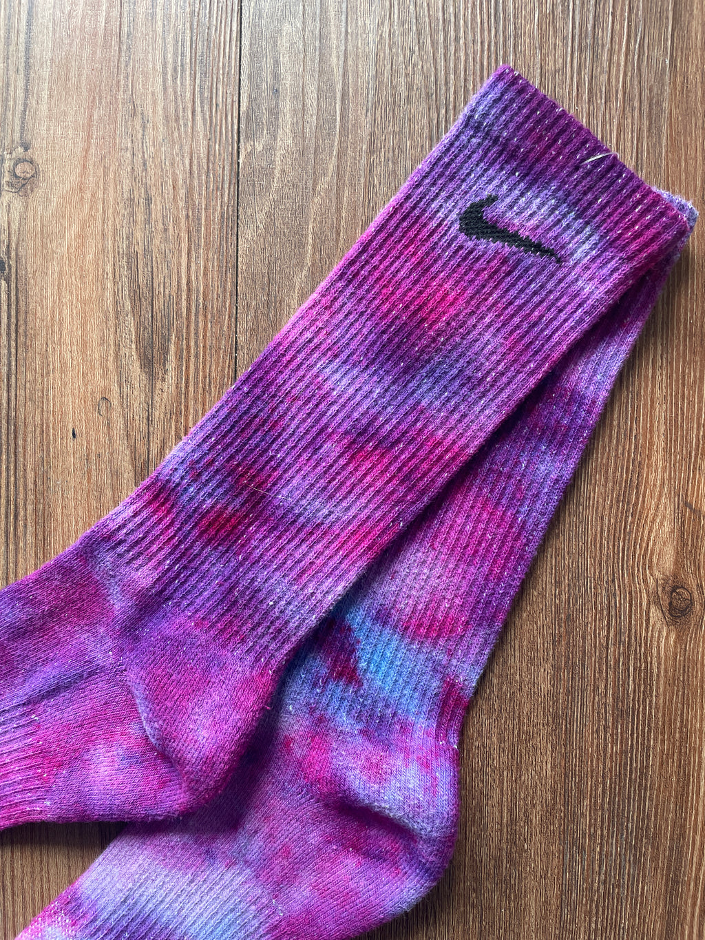 Galaxy Dye Nike Dri-FIT Everyday Plus Training Socks - Size Large (Men's 8-12/Women's 10+)