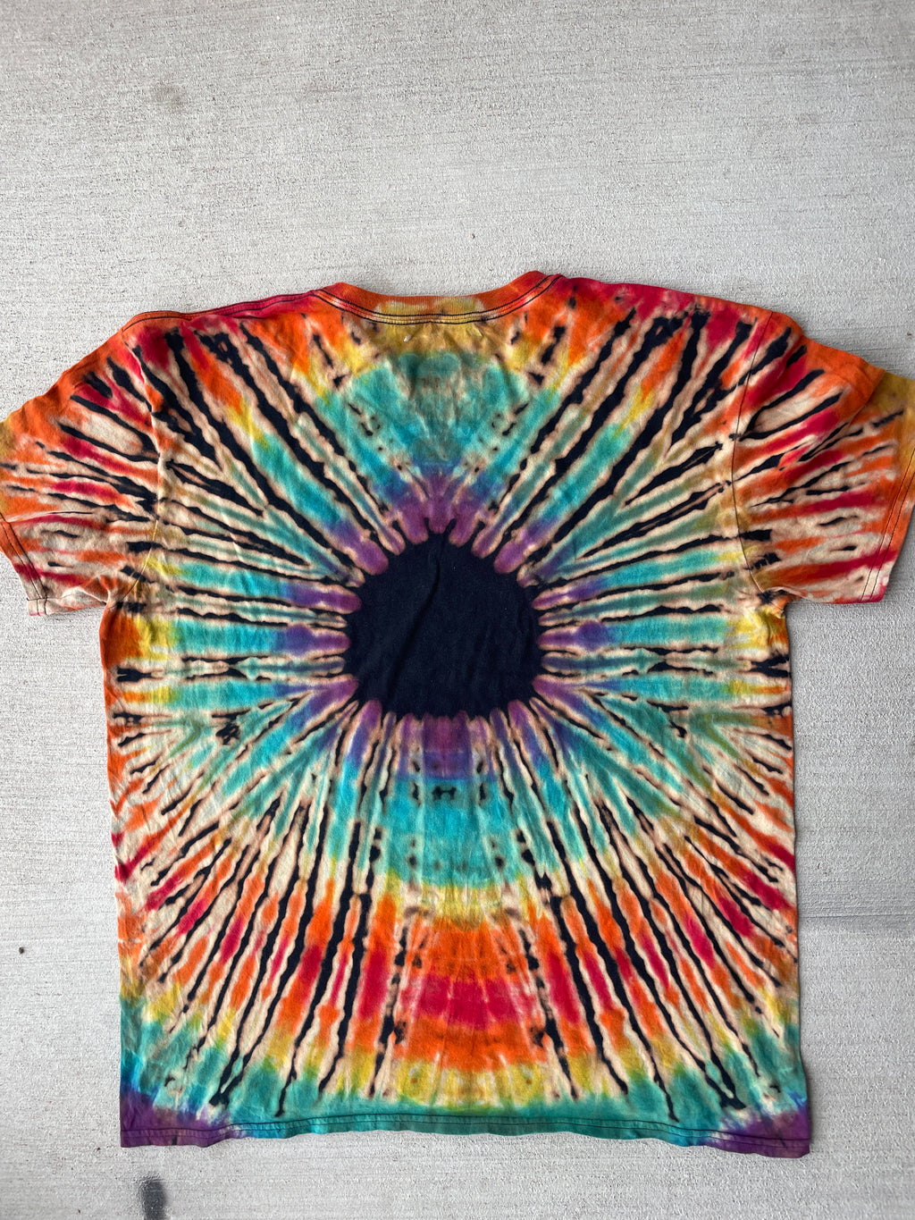 XL Men’s The Force Awakens Handmade Tie Dye T-Shirt | Star  Wars Rainbow Reverse Tie Dye Short Sleeve