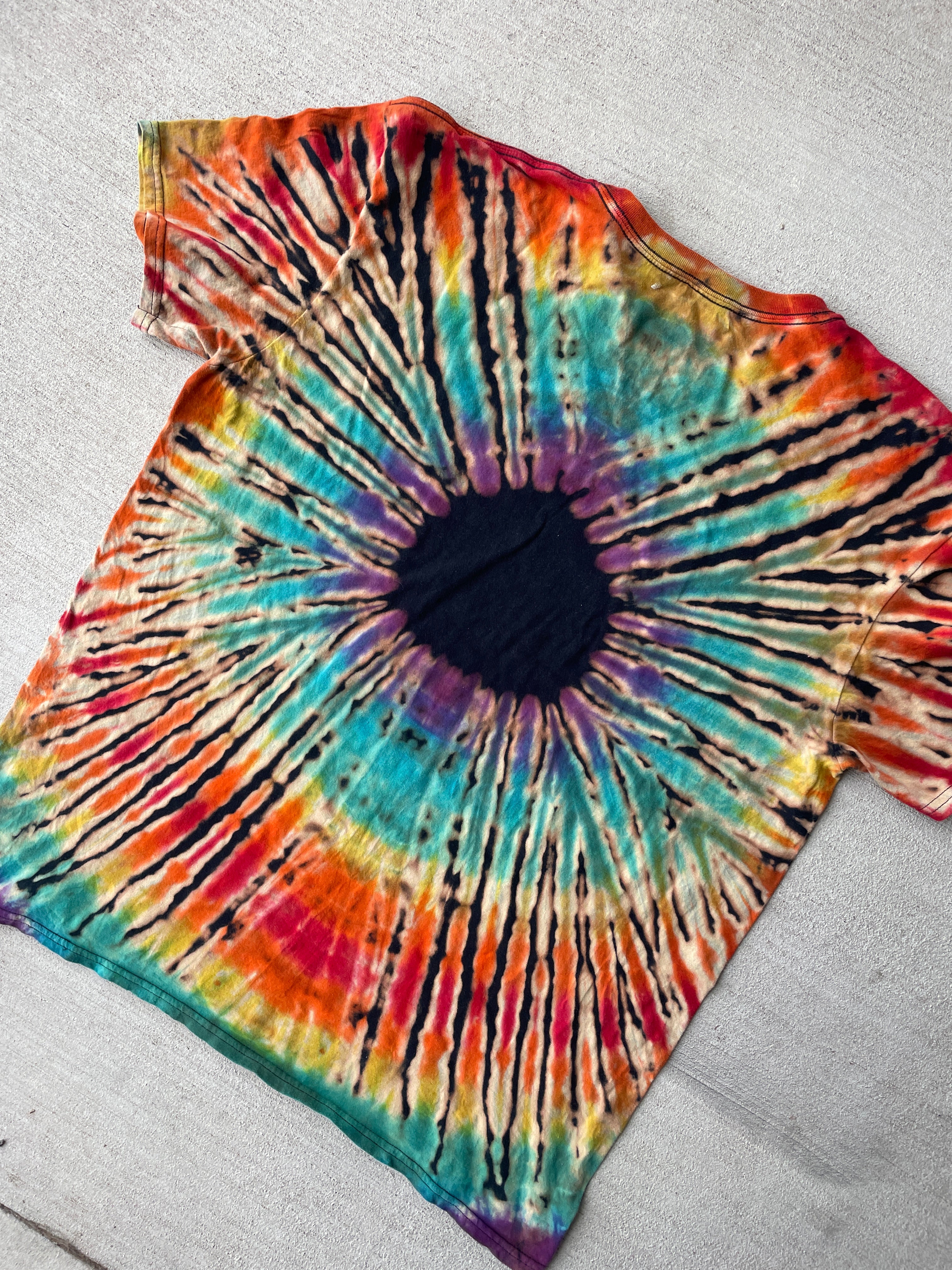 XL Men’s The Force Awakens Handmade Tie Dye T-Shirt | Star  Wars Rainbow Reverse Tie Dye Short Sleeve