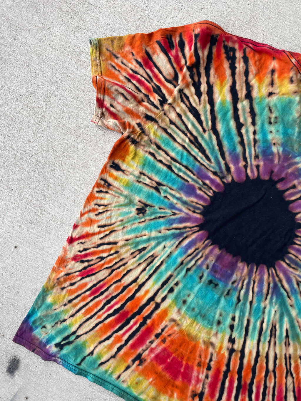 XL Men’s The Force Awakens Handmade Tie Dye T-Shirt | Star  Wars Rainbow Reverse Tie Dye Short Sleeve