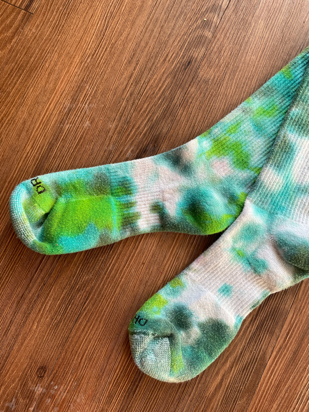 Shades of Green Tie Dye Nike Dri-FIT Everyday Plus Training Socks - Size Large (Men's 8-12/Women's 10+)