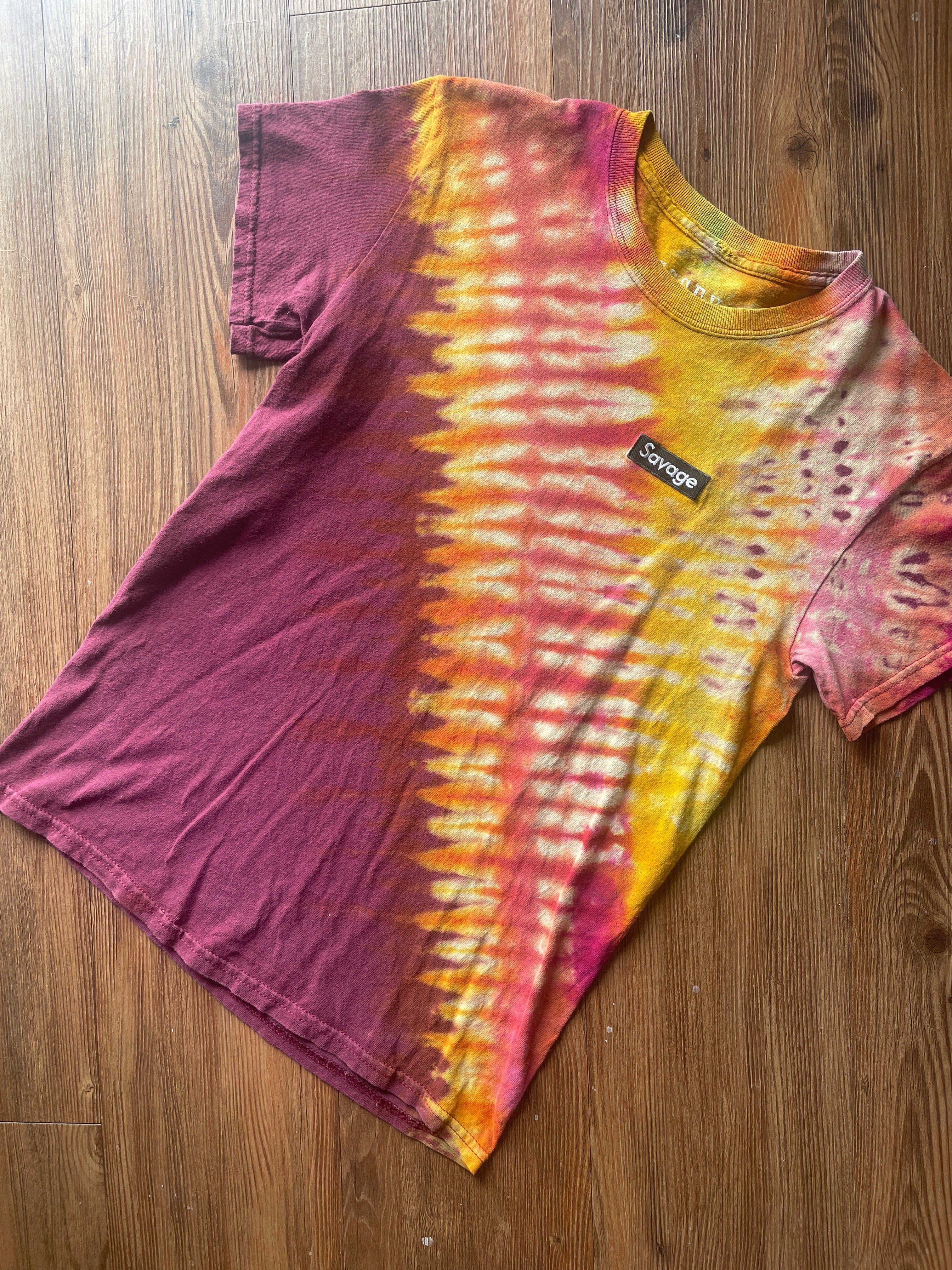 Large Men's Squirrel Whisperer Forest Green Short Sleeve T-Shirt | READY TO TIE DYE