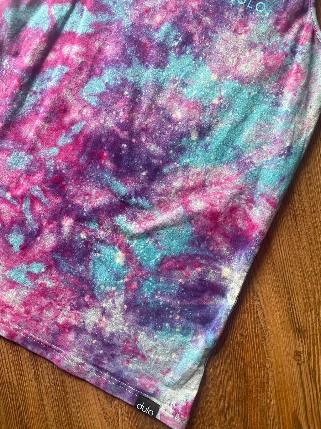Small Men’s Dulo Supply Co. Handmade Galaxy Tie Dye Tank Top | Summer Galaxy Dye Sleeveless Shirt