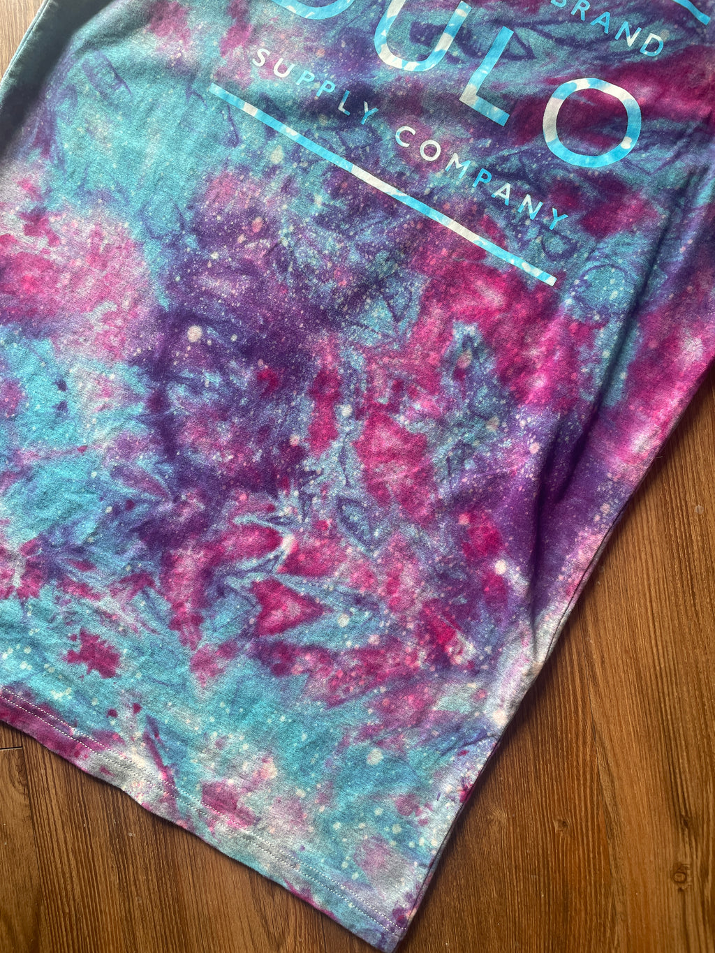 Small Men’s Dulo Supply Co. Handmade Galaxy Tie Dye Tank Top | Summer Galaxy Dye Sleeveless Shirt