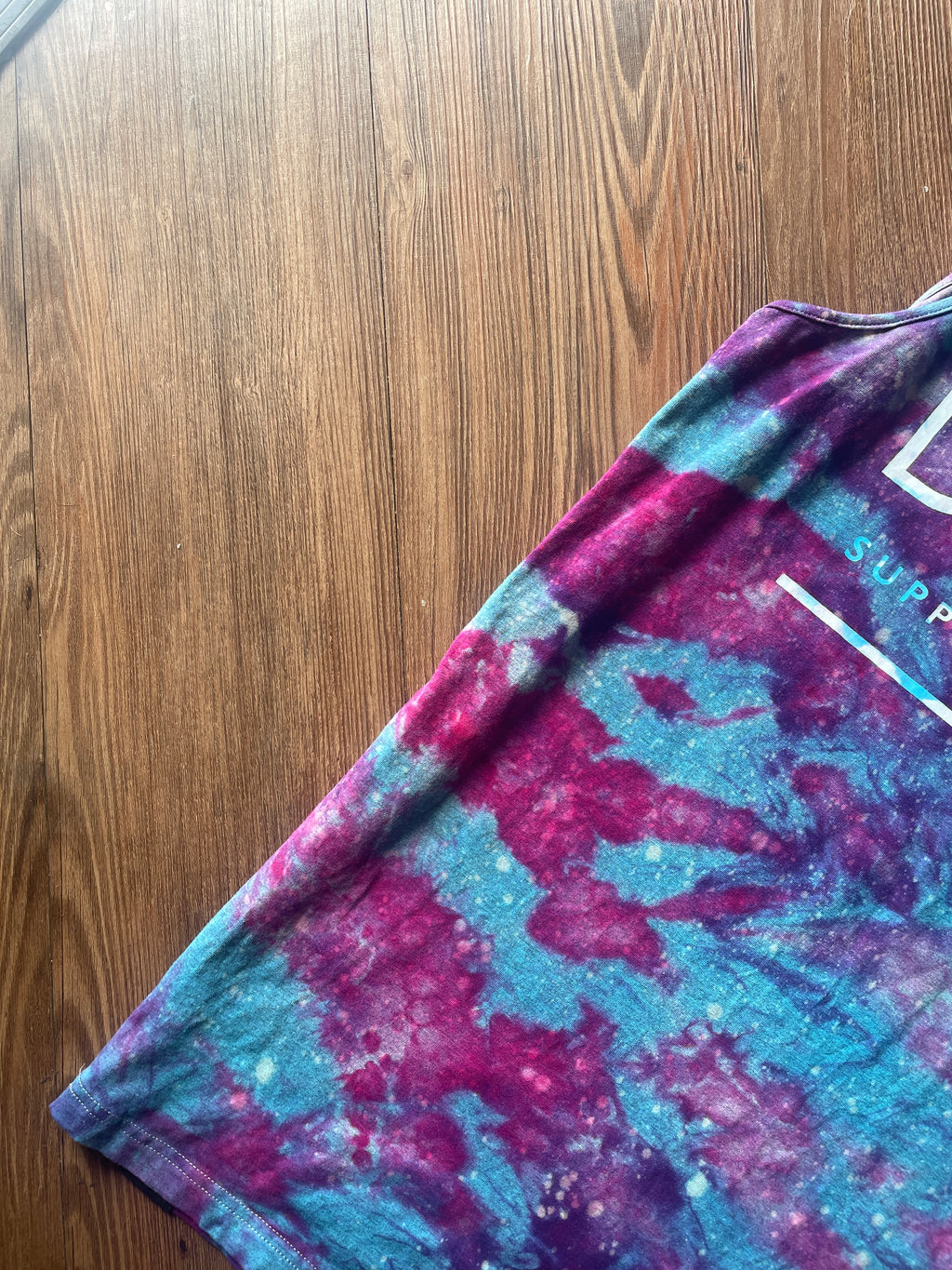 Small Men’s Dulo Supply Co. Handmade Galaxy Tie Dye Tank Top | Summer Galaxy Dye Sleeveless Shirt