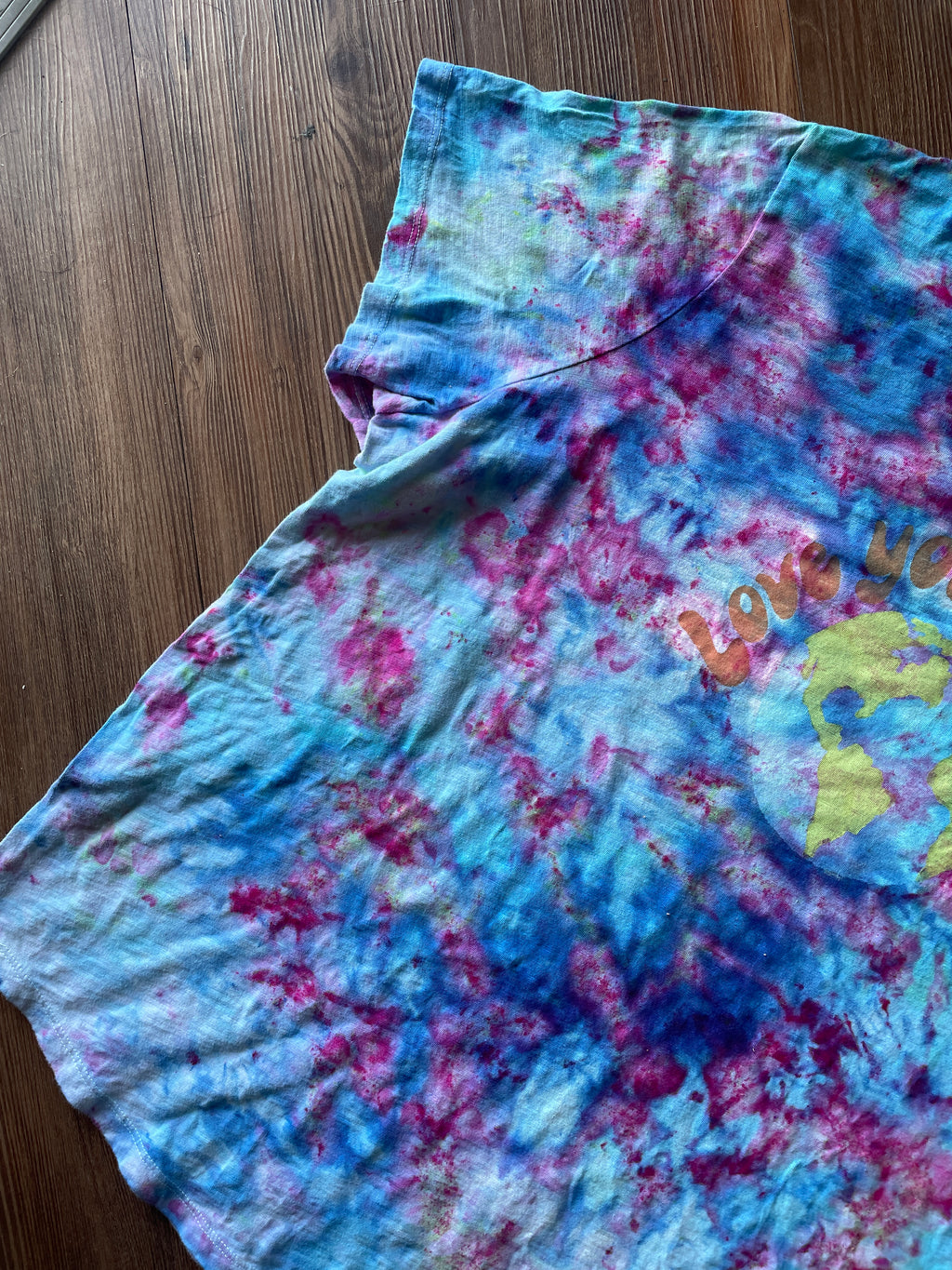 3XL Women’s Love Your Mama Earth Day Handmade Tie Dye T-Shirt | Old Navy Galaxy Dye Tie Dye Short Sleeve