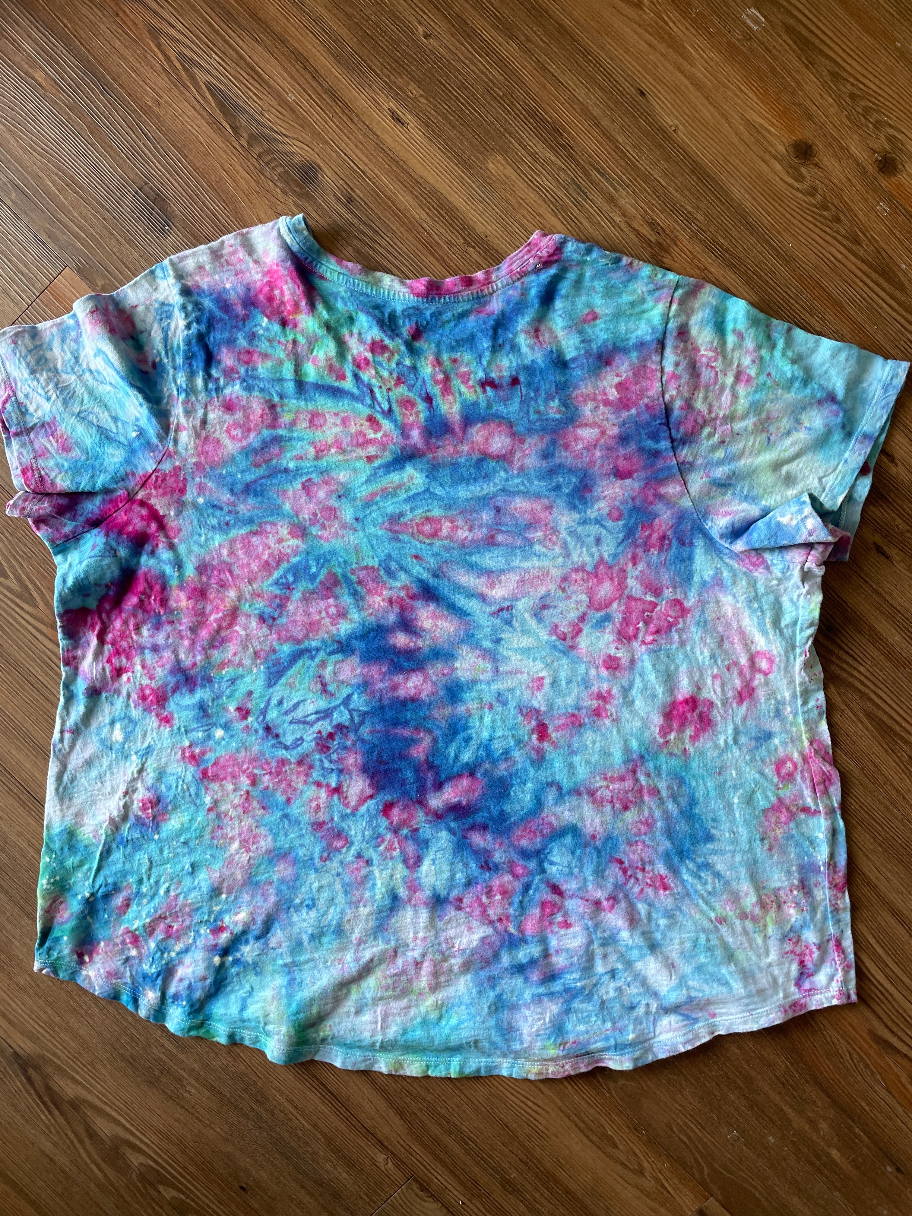 3XL Women’s Love Your Mama Earth Day Handmade Tie Dye T-Shirt | Old Navy Galaxy Dye Tie Dye Short Sleeve