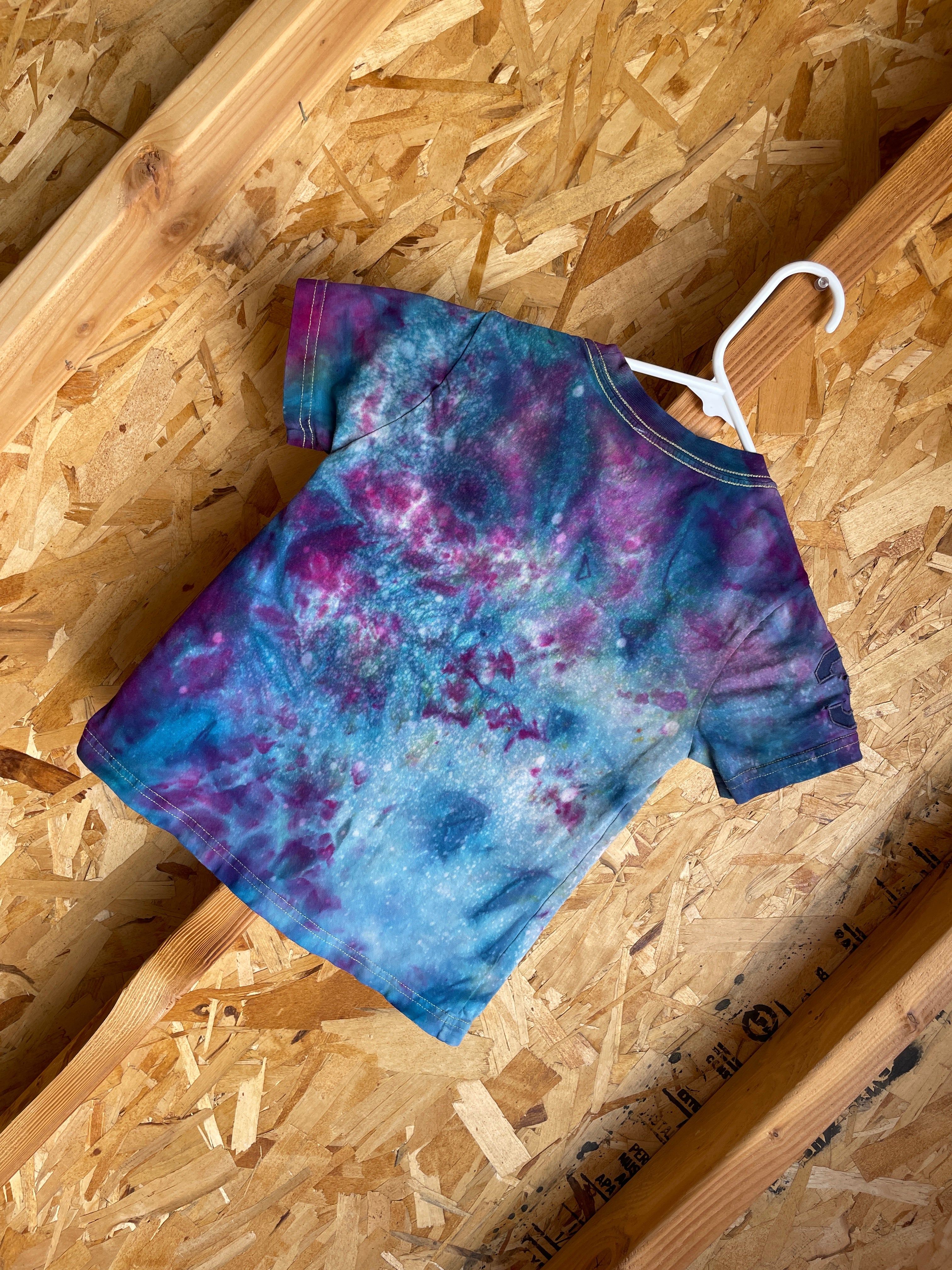 Youth Small Ralph Lauren Galaxy Dye Handmade Tie Dye T-Shirt | Marble Dye Ice Tie Dye Short Sleeve