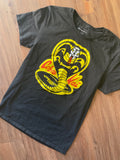 Medium Men’s Cobra Khai Black Short Sleeve T-Shirt | READY TO TIE DYE