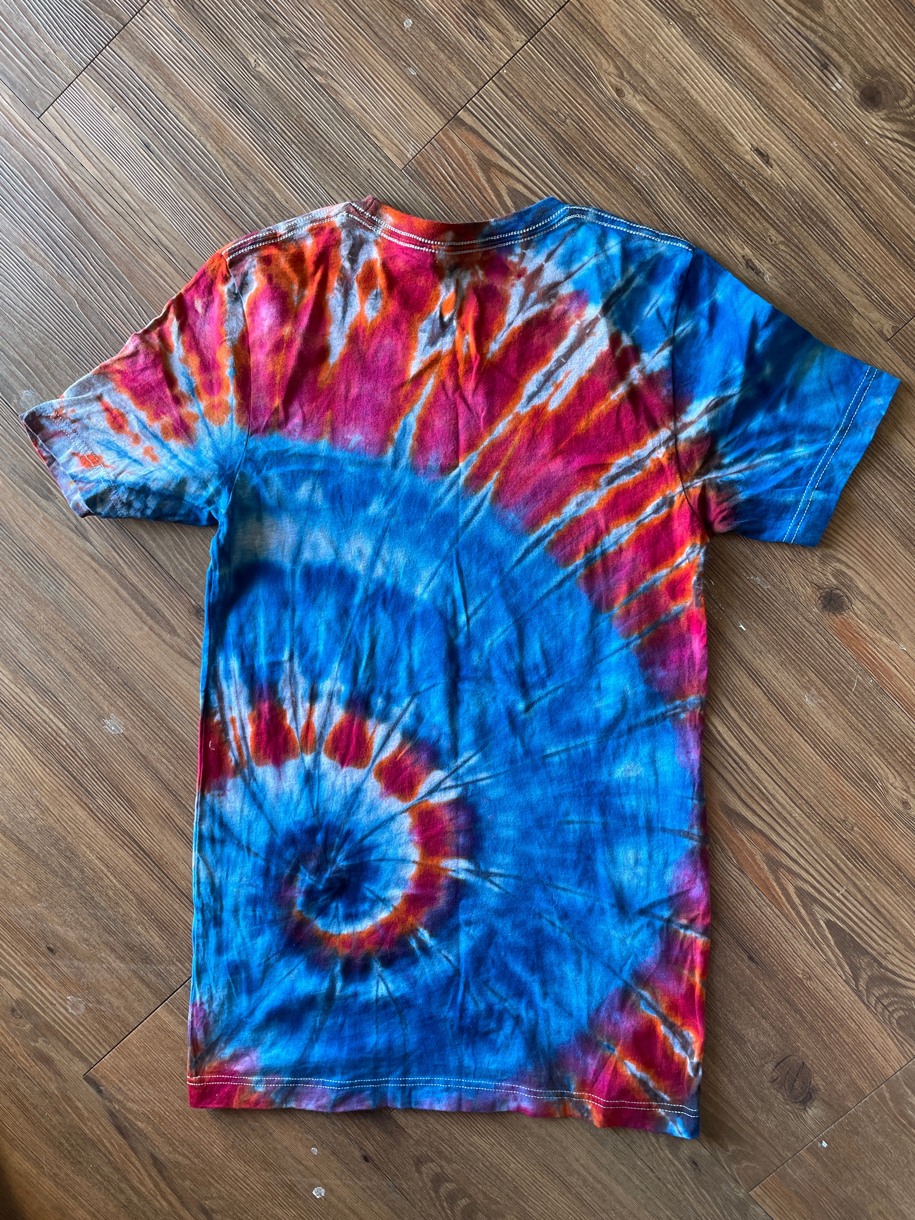 MEDIUM Men’s Star Wars Rollin With My Homies Tie Dye T-Shirt | R2D2 C3P0 Bb-8 Ice Dye Tie Dye Short Sleeve