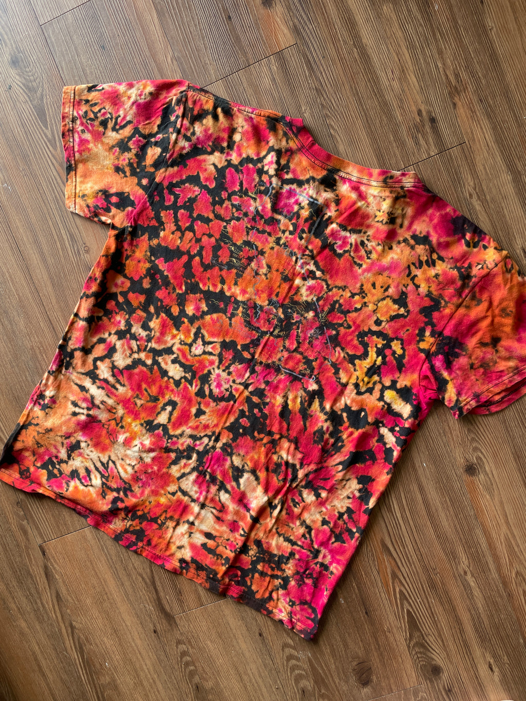 XL Men’s Quiksilver California Tie Dye T-Shirt | Bleach Tie Dye Short Sleeve