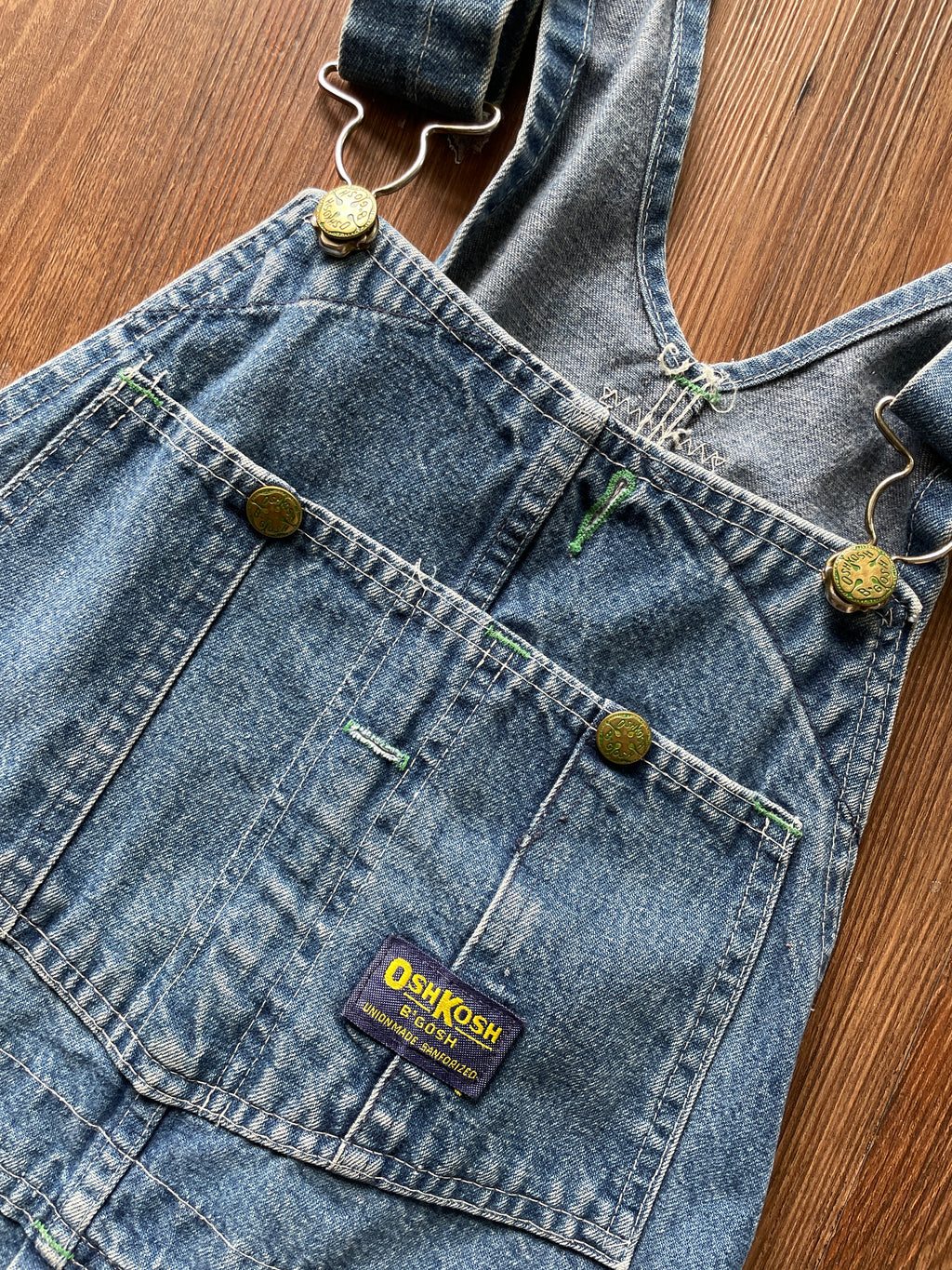 Men's Small/Women's Medium Vintage Osh Kosh B'Gosh Union Made Denim Overalls
