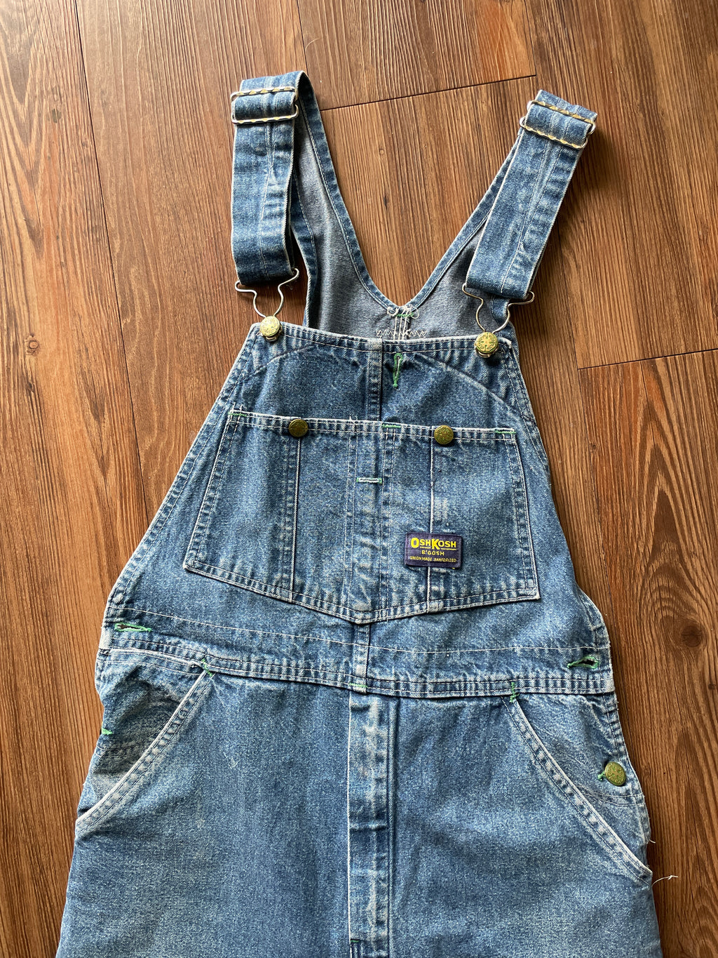 Men's Small/Women's Medium Vintage Osh Kosh B'Gosh Union Made Denim Overalls