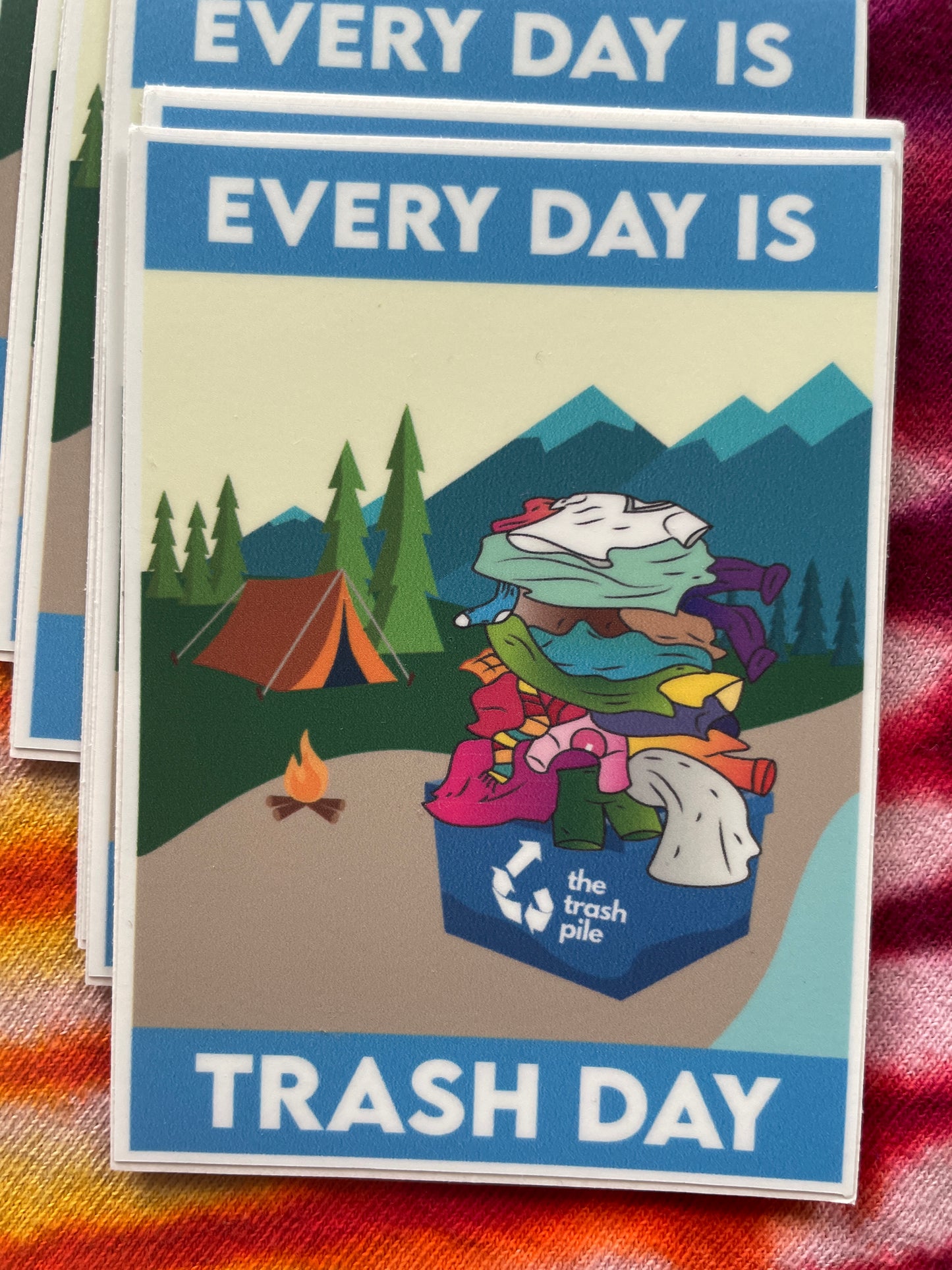 Every Day Is Trash Day Sticker