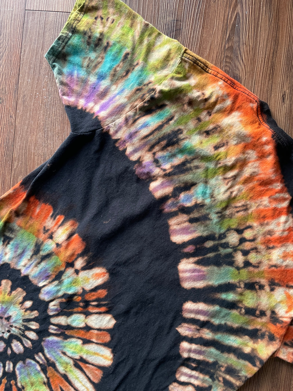 XL Men’s NASA Astronaut Tie Dye Sweatshirt | Pastel Purple Ice Dye Long Sleeve Hoodie