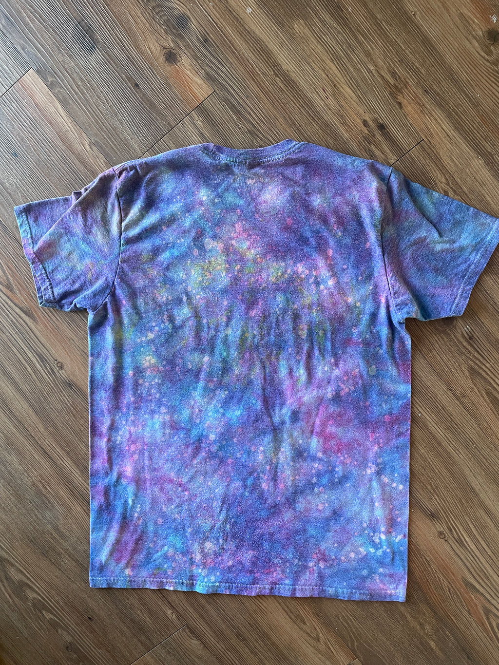 Medium Women’s Save Ferris Handmade Galaxy Tie Dye T-Shirt | Ferris Bueller’s Day Off Reverse Galaxy Short Sleeve
