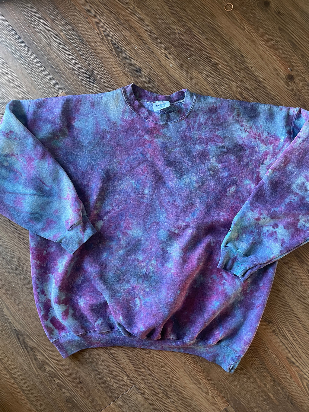 3XL Men’s Champion Galaxy Dye Handmade Tie Dye Sweatshirt