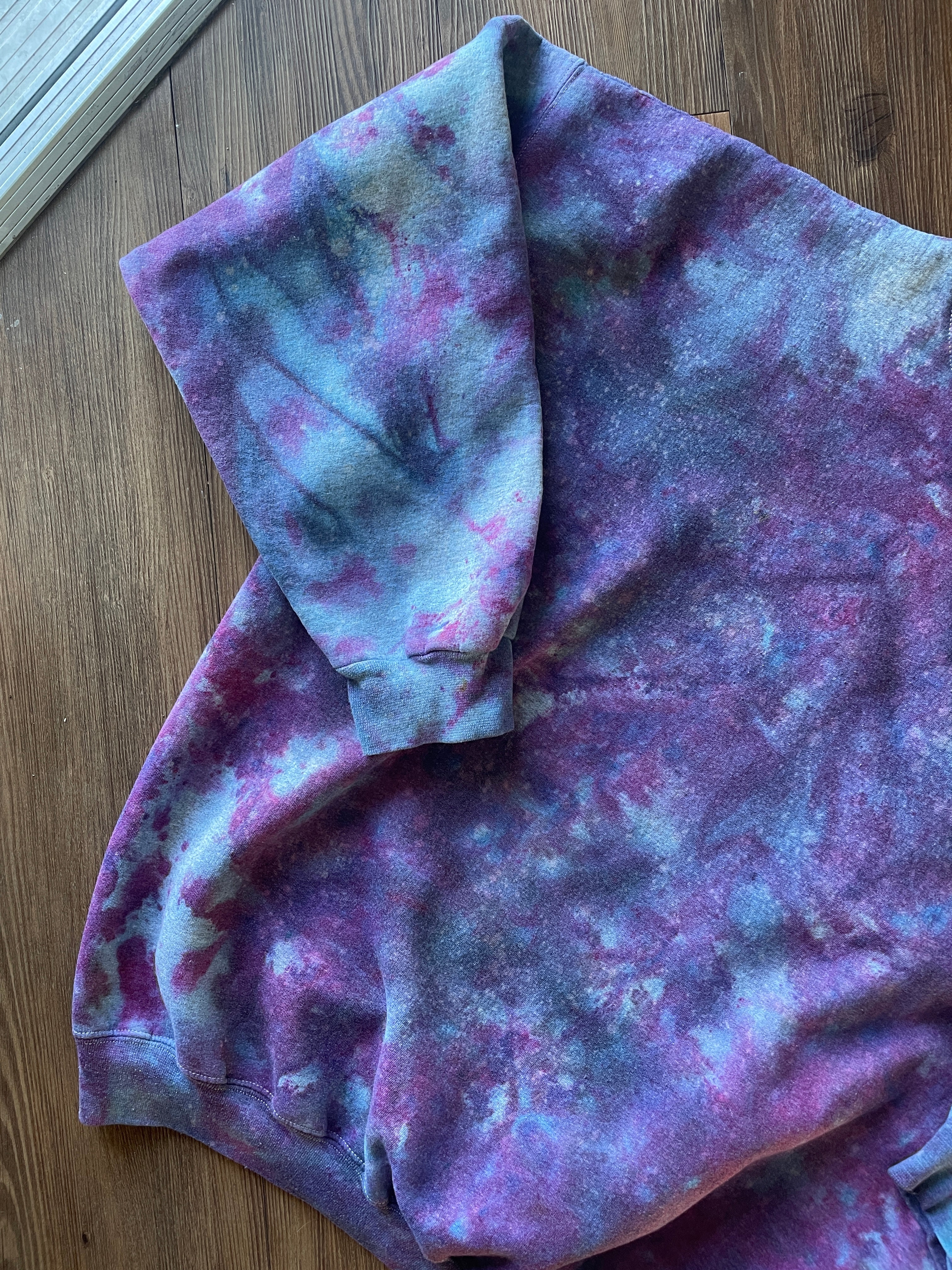 3XL Men’s Champion Galaxy Dye Handmade Tie Dye Sweatshirt