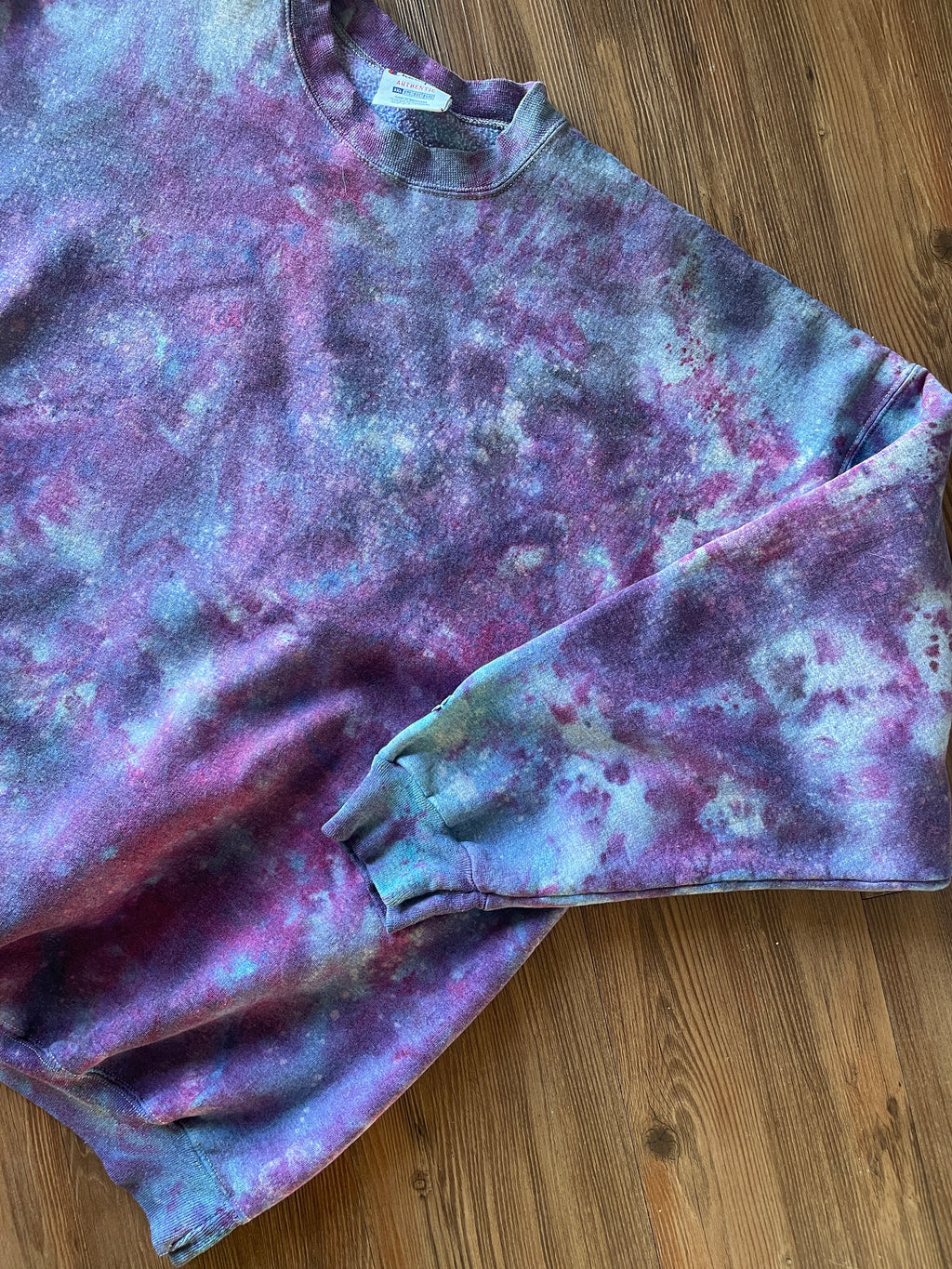 3XL Men’s Champion Galaxy Dye Handmade Tie Dye Sweatshirt