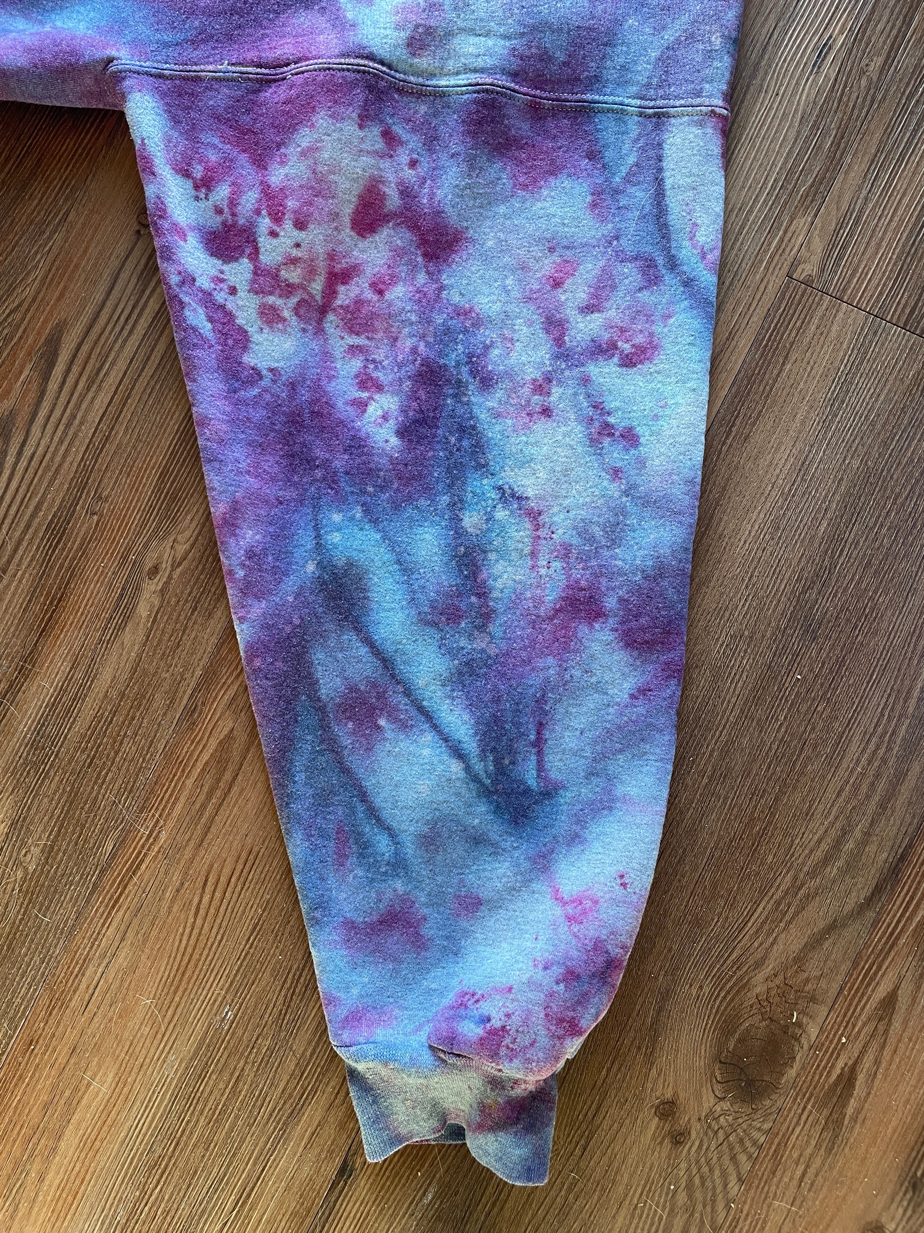 3XL Men’s Champion Galaxy Dye Handmade Tie Dye Sweatshirt