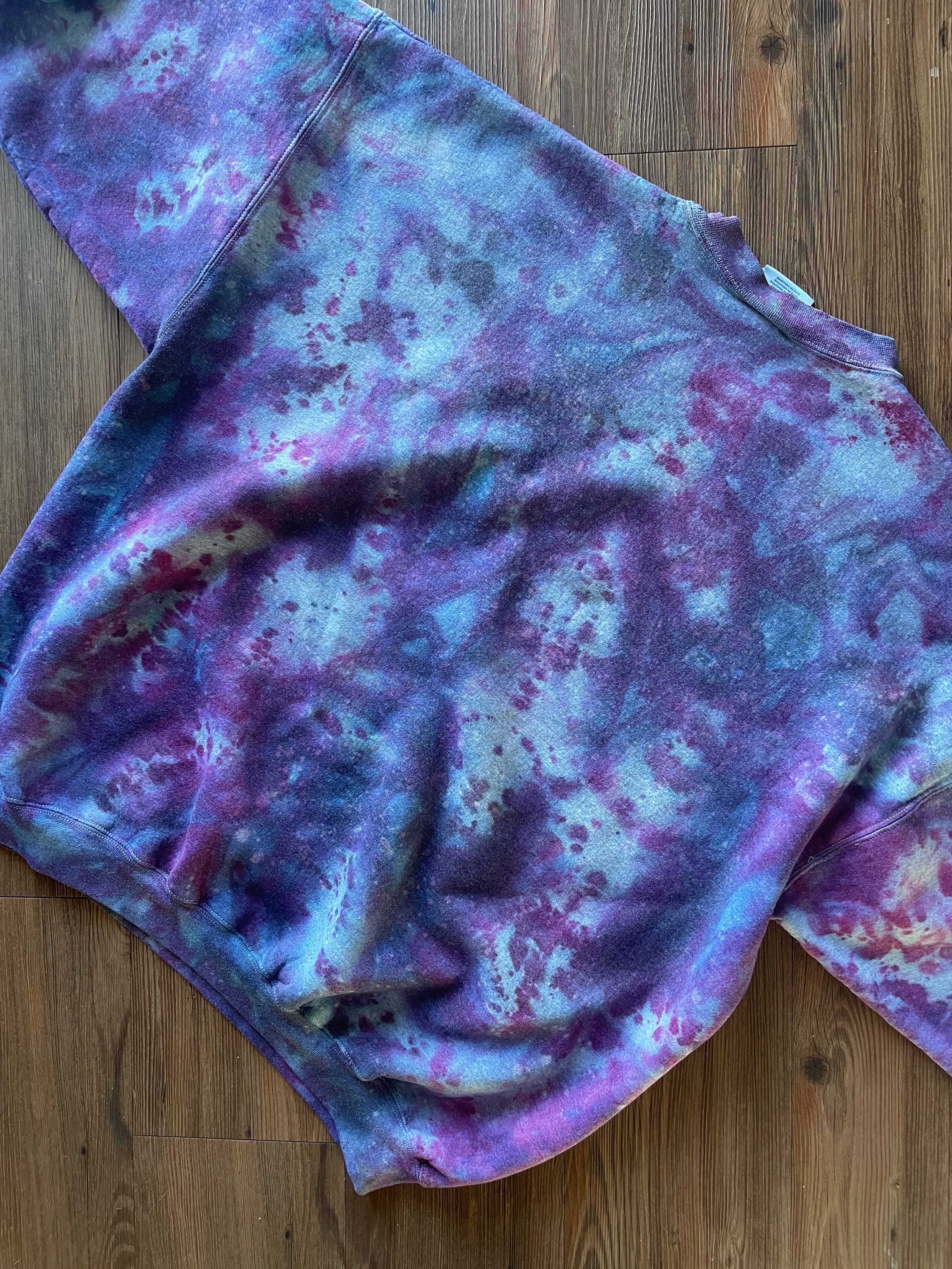 3XL Men’s Champion Galaxy Dye Handmade Tie Dye Sweatshirt