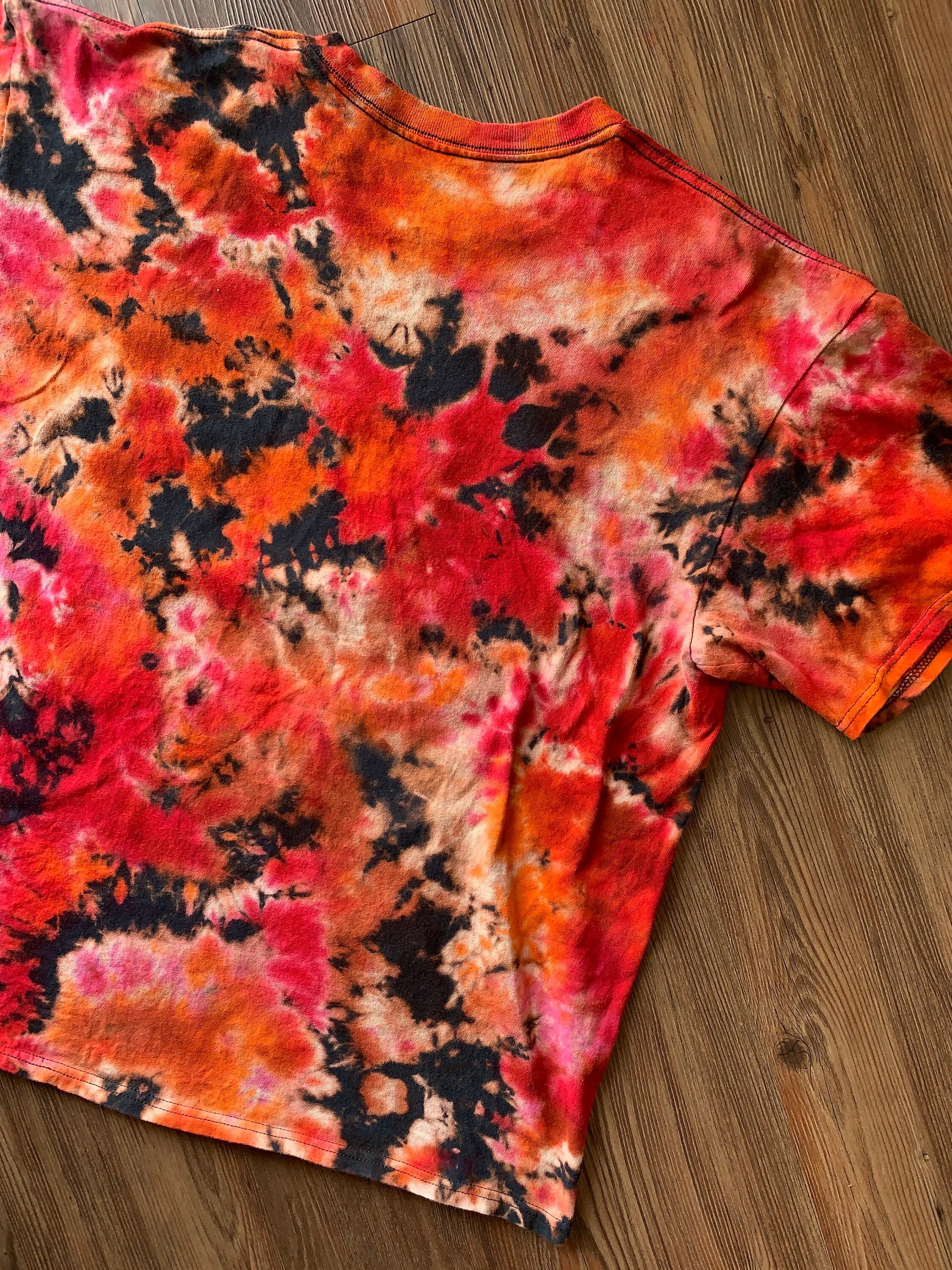 Game of Thrones Houses Handmade Reverse Tie Dye t-shirt | Bleach Acid Dye Men's L/XL Short Sleeve Top | Upcycled & Tie Dyed by Hand